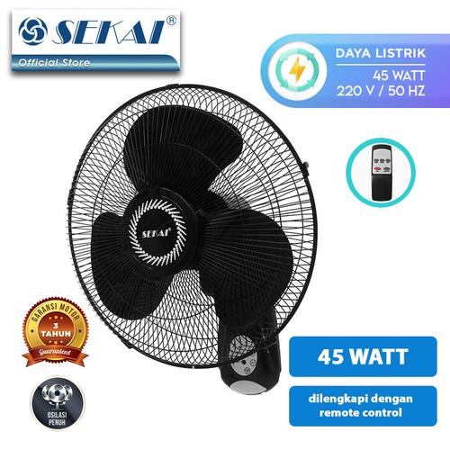 Foto Produk Sekai Kipas Angin Dinding Remote WFN 1628 RC - Wall Fan dari SEKAI HOME ELECTRONICS