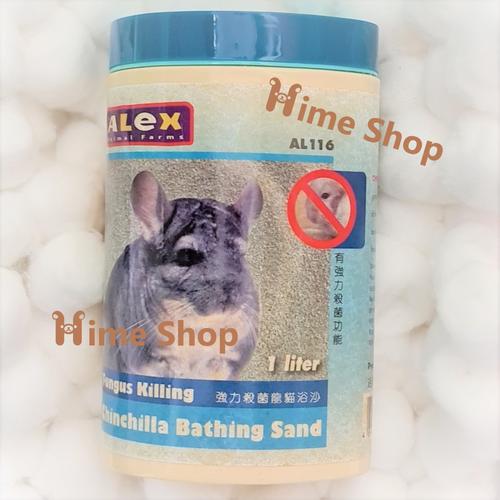 Foto Produk AL116 Alex Fungus Killing Chinchilla Bathing Sand 1L Pasir Mandi Halus dari Hime petshop