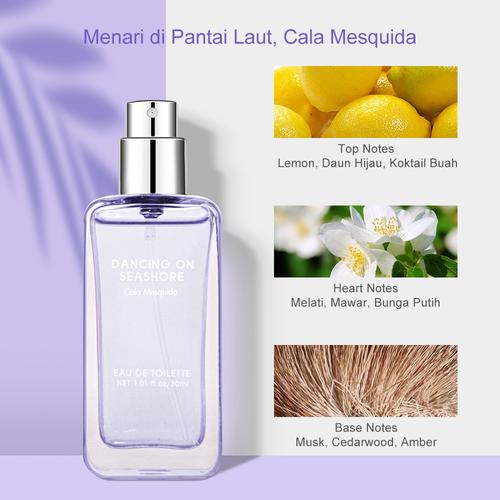 Foto Produk MINISO Parfum Wanita Pria Perfume Dancing Seashore EDT Papagayo Beach - Cala Mesquida dari Miniso Indonesia