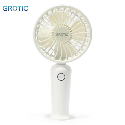 Foto Produk Grotic Kipas Angin Portable Genggam Rechargeable USB Fan 3 Speed - Putih dari APRoo