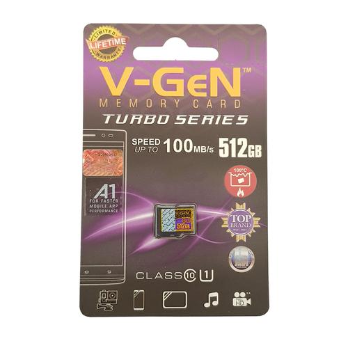 Foto Produk V-Gen Micro SD Vgen 512gb Class 10 Turbo Series Memory Card HP 512 gb dari PojokITcom Pusat IT Comp