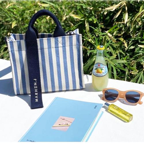 Foto Produk TAS MARHEN J RICO/TAS STRIP KOREA - Biru Muda dari OEMAHOKI