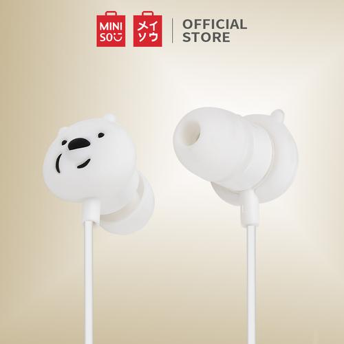 Foto Produk Miniso Official We Bare Bear In-ear Headphones - Putih dari Miniso Indonesia