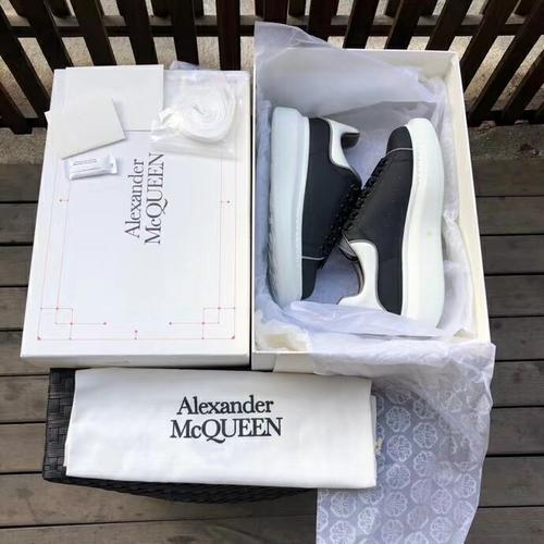 black reflective mcqueens