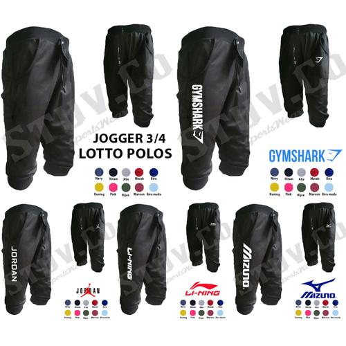 Jual CELANA JOGGER PANTS PENDEK LOTTO GYM FITNESS OLAHRAGA LARI JOGGING -  JOGER LT3/4 PLS, Hitam - Kota Bandung - DEMAND STORE BDG | Tokopedia
