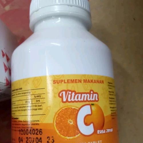 Jual Vitamin C Rasa Jeruk Harga Pot Isi 1000tablet Jakarta Timur Daun Farma Tokopedia