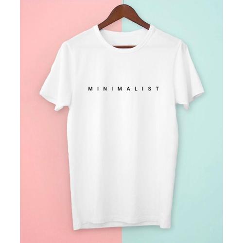 Jual T-SHIRT MINIMALIST M-XXL - Putih 