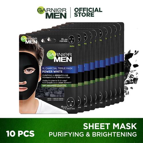 Foto Produk Garnier Men Power White Sheet Mask 5 Free 5 dari Garnier Men