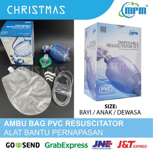Gambar AMBU BAG GEA PVC RESUSCUTATOR / AMBUBAG PVC MPM BAYI ANAK DEWASA - Bayi/Infant dari Christmas Underpad Jakarta Utara Tokopedia