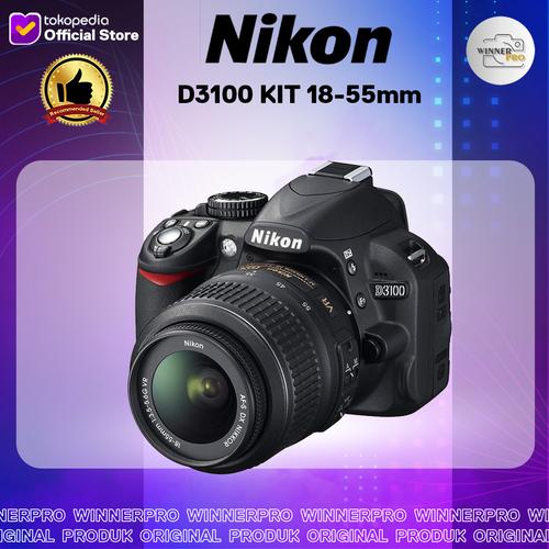 KAMERA NIKON D3100 KIT 18-55mm nikon D3100 nikon D3100mm kit 18-55 di  Tokopedia