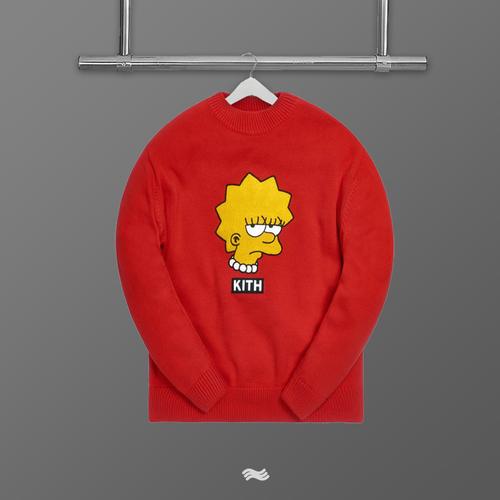 キス シンプソンズ刺繍ニット メンズ XL KITH×Simpsons ニット キス シンプソンズ刺繍ニット メンズ XL KITH×Simpsons ニット