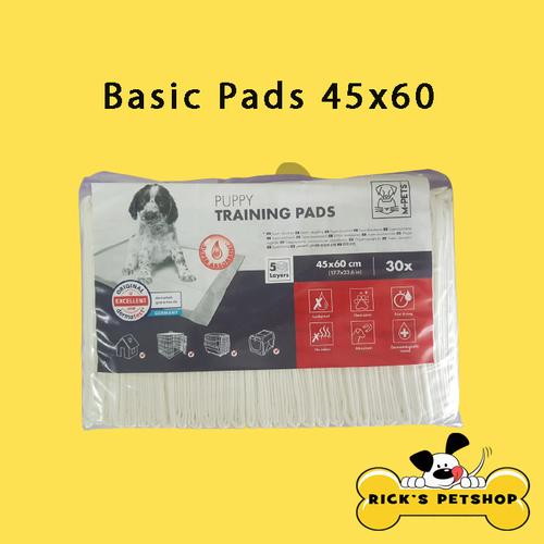 Foto Produk M-Pets Basic Puppy Training Pads/ Underpad/ Toilet Pad/ Pee Pad 45x60 dari Rick's Petshop