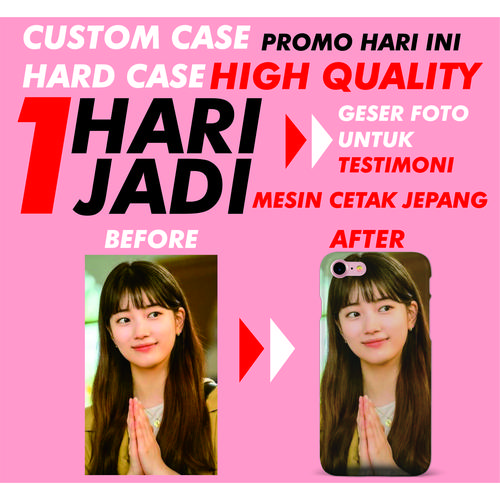 Foto Produk CUSTOM CASE HARD CASE FULL PRINT FOTO GAMBAR APA AJA PROSES CEPAT 3D dari klassestock