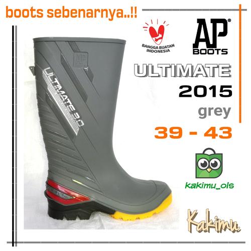 Foto Produk SEPATU BOOT AP BOOTS AP 2015 BLACK - Abu-abu dari kakimu_ols