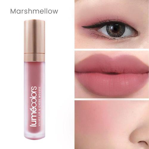 Foto Produk Lipstik 3 in 1 Multifungsi Eyeshadow Blush On Lipstick Lumecolors ASLI - Marshmellow dari Rai Organik Online