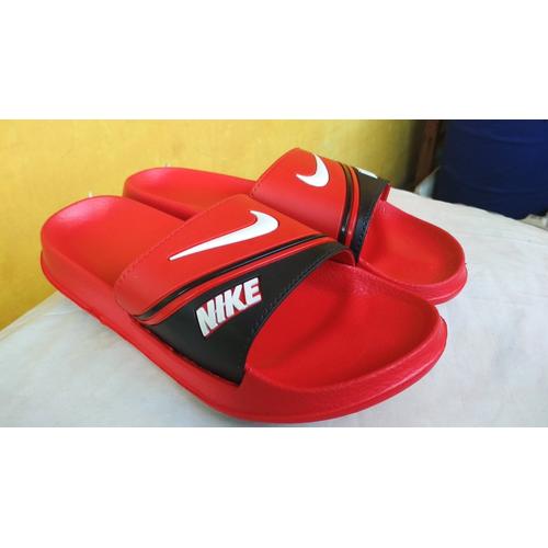 Foto Produk Sandal / Sendal Nike Bennassi Strip Slop SlipOn Pria Cowok - Redbull, 39 dari Kimono Mou