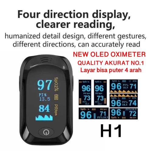 Foto Produk Fingertip Pulse Oximeter Oximetry Sp02 Saturation Monitor LED AB-88 dari Mix acc88