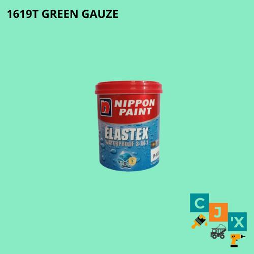 Jual GREEN GAUZE Tinting Nippon Paint ELASTEX WATERPROOF 3IN1 (1 KG