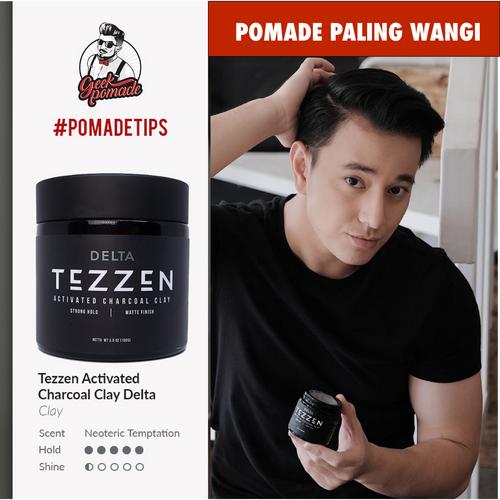 Foto Produk 100% ORIGINAL POMADE TEZZEN DELTA ACTIVATED CHARCOAL CLAY dari GeekPomade