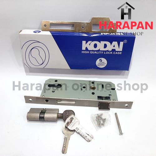 Foto Produk BODY KUNCI PINTU KODAI SEDANG / KUNCI PINTU RUMAH COMPLETE dari Harapan online shop