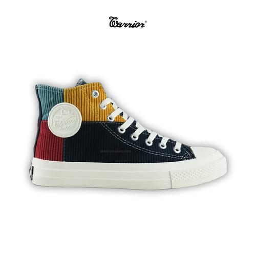 Foto Produk Sepatu Warrior Rainbow High Cut Navy Red dari yk raya