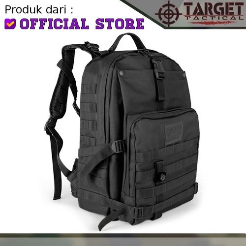 Foto Produk Tas Ransel Army Target Molle Compass Gunung Hiking Import Original - Hitam dari Tactical Indonesia
