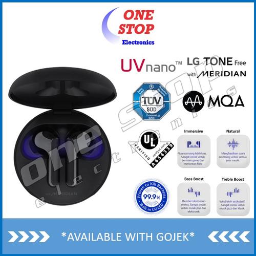 Jual LG HBS-FN6 Earphone Bluetooth TONE Free MERIDIAN \u0026 UVnano Technology -  Jakarta Utara - OneStop Electronics | Tokopedia