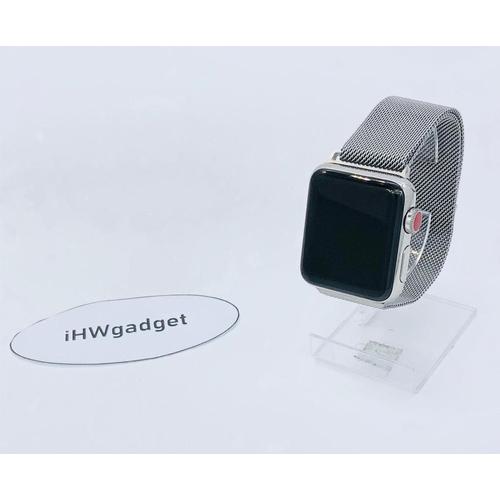 Jual Apple Watch Series 3 38mm Stainless SteelFree strap+box+cable magnetic  - Space Grey - Jakarta Utara - iHw Gadget | Tokopedia