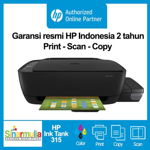 Foto Produk Printer HP Ink Tank 315 All-in-One Print Scan Copy Color dari Sinarmulia Sukses Makmur