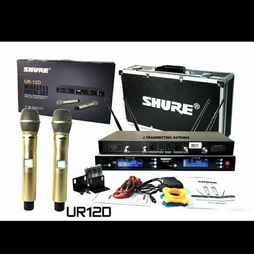 Jual Mic wireless Shure UR 12D 