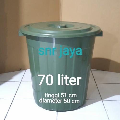 Ember air 70 liter hijau / Tong air 