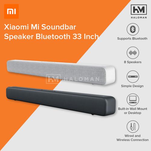 Foto Produk Xiaomi Mi Soundbar Speaker Bluetooth Home Theater 33 Inch - Hitam dari haloman.id