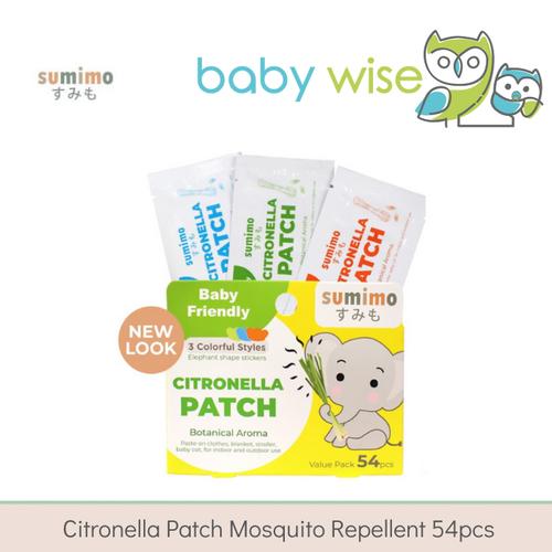 Foto Produk Sumimo Citronella Patch Mosquito Repellent 54pcs dari Baby Wise