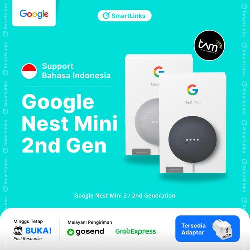 Foto Produk Google Nest Mini 2 / 2nd Generation - Garansi Resmi TAM - Abu-abu dari SmartLinks
