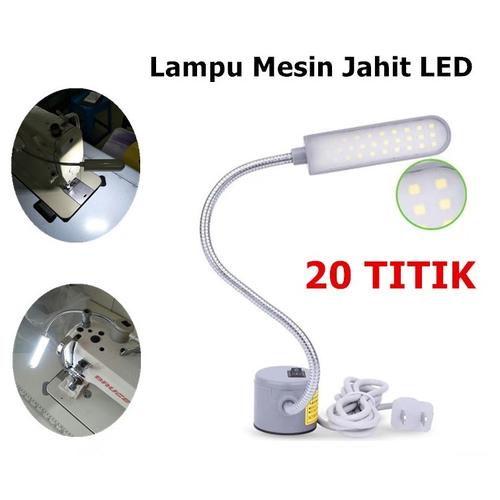 Foto Produk Lampu Mesin Jahit LED 20 Titik magnet (PAKAI COLOKAN) - 20 TITIK dari Yuan Mart
