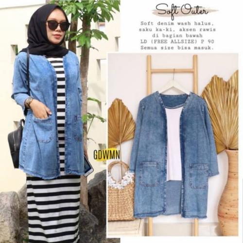 Jual Cardigan/outer JEANS - Kab. Sleman 