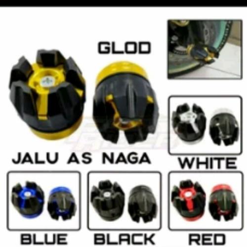 Foto Produk jalu as roda depan buah naga cnc - Merah dari gudang variasi mtr