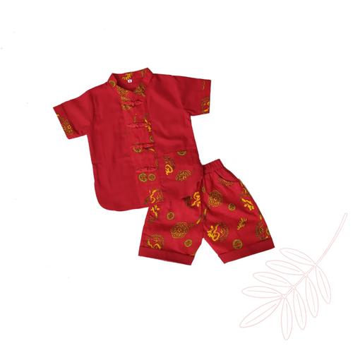 Foto Produk Baju Setelan imlek cheongsam Xipao cina anak laki laki - size S dari ami babyshop