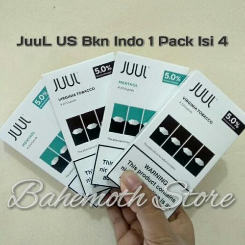Foto Produk Juul Pod Catridge 5 and 3% Authentic 100% - Menthol 5% dari BahemothStore