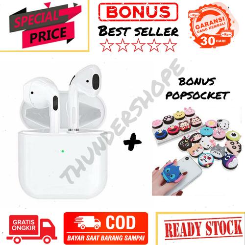 Jual Airpods Airpod TWS Pro 4 Headset Bluetooth Wireless Earphone - Jakarta  Barat - ThunderShope | Tokopedia
