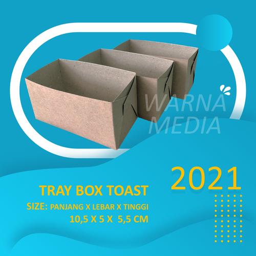 Jual Toast Box Bread/Dus Roti Panggang/Box Roti Bakar Mini/Kemasan ...