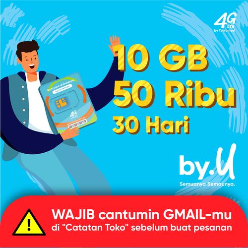Foto Produk by.U Yang Bikin Nagih - 10 GB | 50 RIBU | 30 HARI dari by.U Official Store