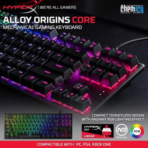 Jual HyperX Alloy Origins Core RGB TKL 
