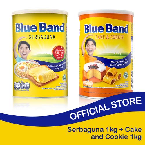 Foto Produk Blue Band Serbaguna 1kg + Cake and Cookie 1kg dari Blue Band Official Store