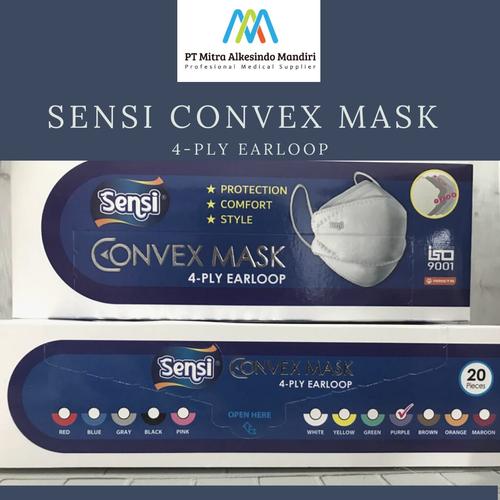 Foto Produk SENSI MASK CONVEX 4 ply dari Mitra Alkesindo