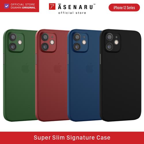 Foto Produk ASENARU iPhone 12 /12 Mini Casing - Super Slim Signature Case - Hijau, iPhone 12 Mini dari Asenaru Official Store