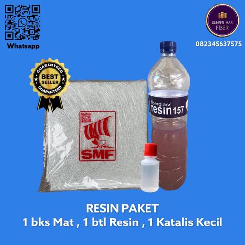 Jual Resin paket/ resin botol, kain halus, dan katalis - Kota Makassar ...