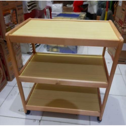 Gambar Rak meja tv minimalis 3susun roda dari karya mandiri top Kab. Bekasi Tokopedia
