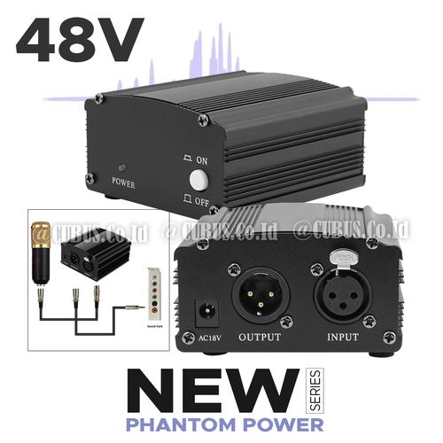 Foto Produk Phantom Power Microphone 1 Channel 48V Supply for Condenser Microphone dari Cubus_Co_ID