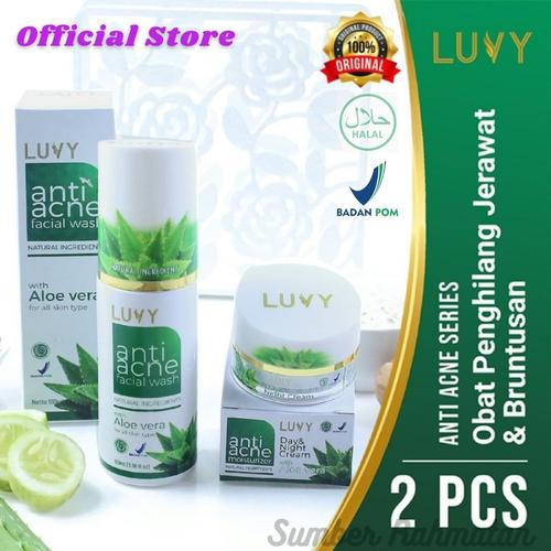 Foto Produk √Obat Pembersih Muka Pria Wanita Menghilangkan Jerawat-Luvy Acne dari sumber rahmatan